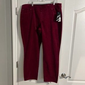 Kim Rogers Women's Corduroy Denim Jeans 18